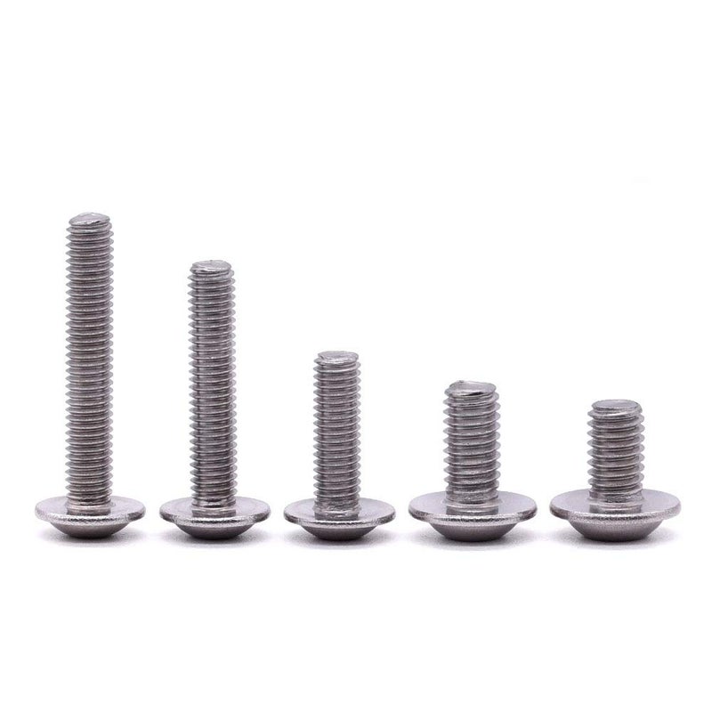 EASTLO M5-0.8 x 16mm Flanged Washer Button Head Socket Cap Screws, 304 Stainless Steel 18-8, Allen Hex Drive, Full Thread Coarse Thread UNC, 50 PCS - Image 5